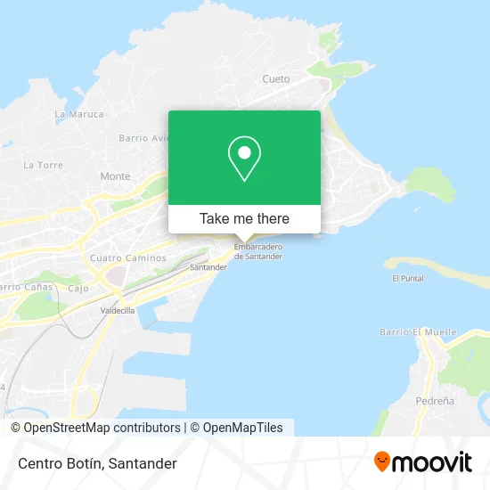 Centro Botín map