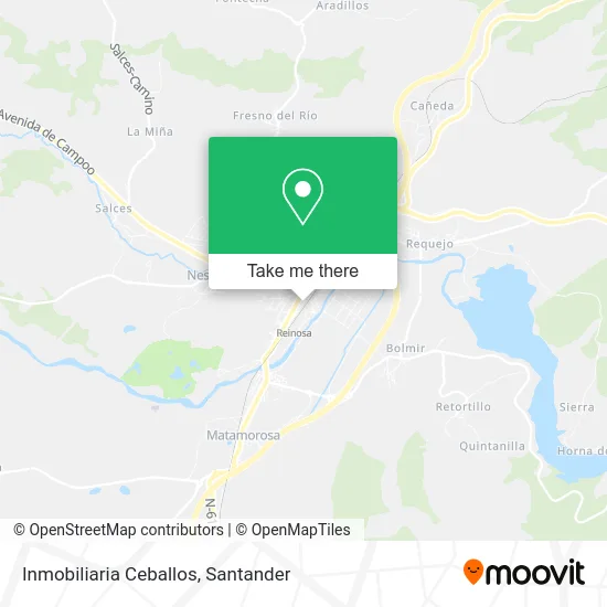 Inmobiliaria Ceballos map