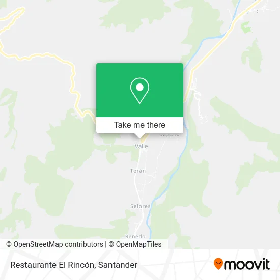 Restaurante El Rincón map