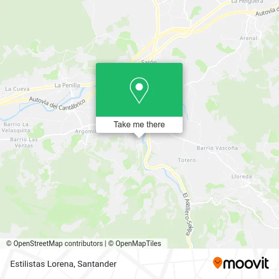 Estilistas Lorena map