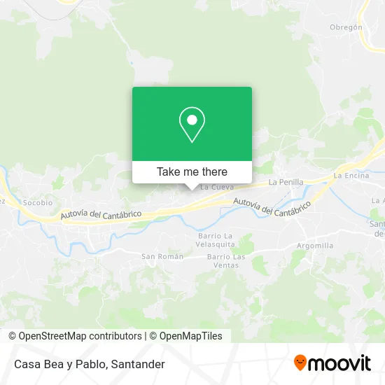 mapa Casa Bea y Pablo