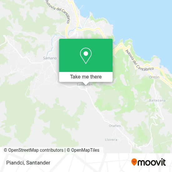 Piandci map