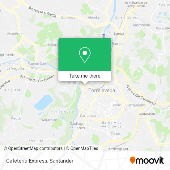 Cafetería Express map