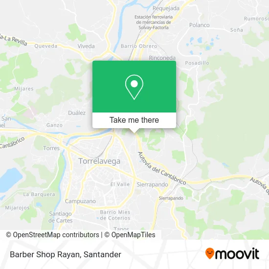 Barber Shop Rayan map