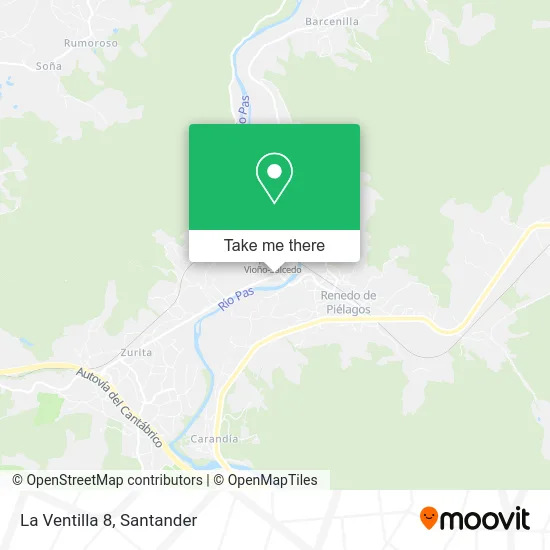 La Ventilla 8 map