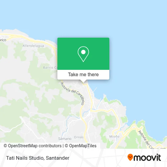 Tati Nails Studio map