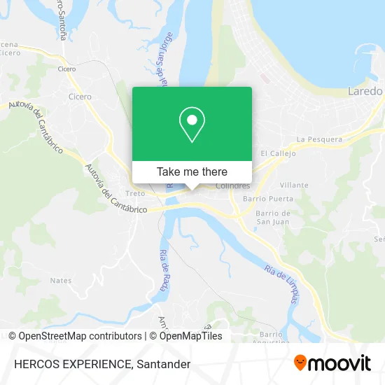 HERCOS EXPERIENCE map