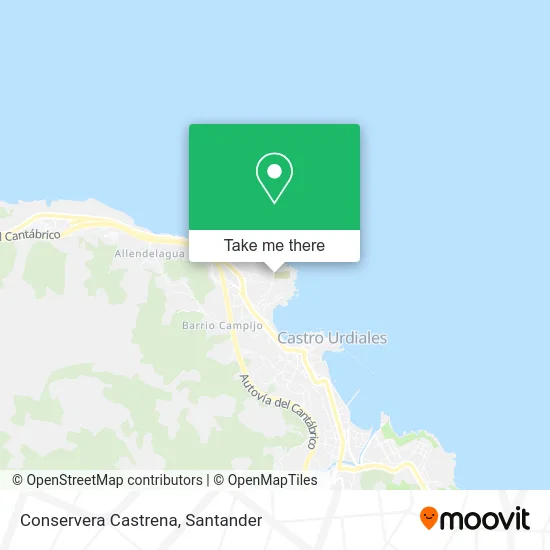 Conservera Castrena map