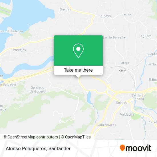 Alonso Peluqueros map