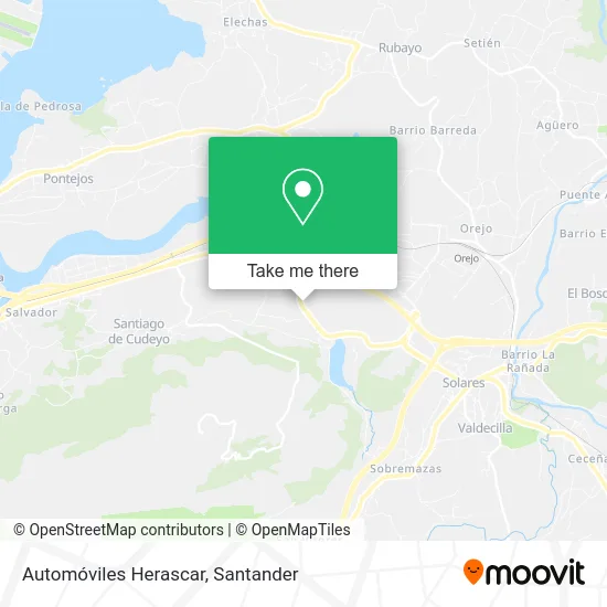 Automóviles Herascar map