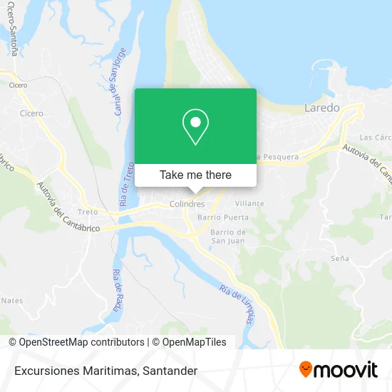 Excursiones Maritimas map