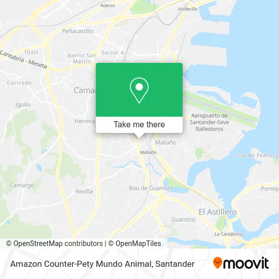 Amazon Counter-Pety Mundo Animal map