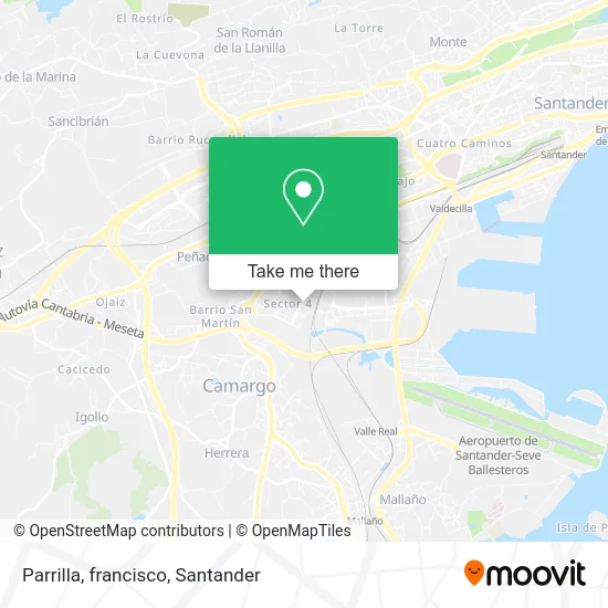 Parrilla, francisco map