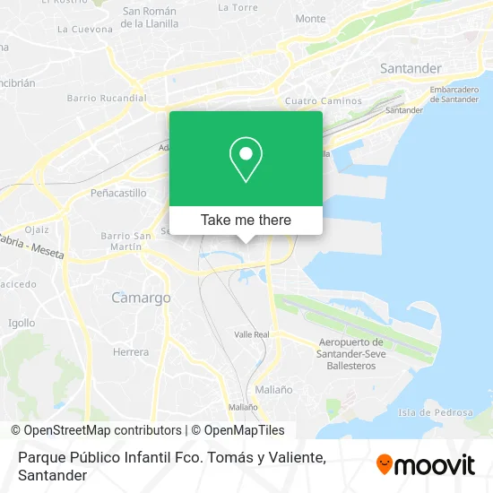 Parque Público Infantil Fco. Tomás y Valiente map