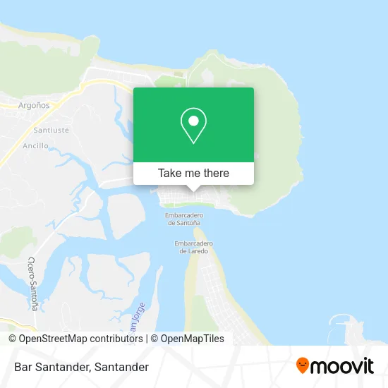 Bar Santander map