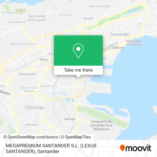 MEGAPREMIUM SANTANDER S.L. (LEXUS SANTANDER) map