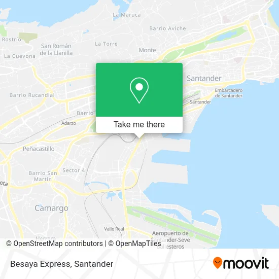 Besaya Express map