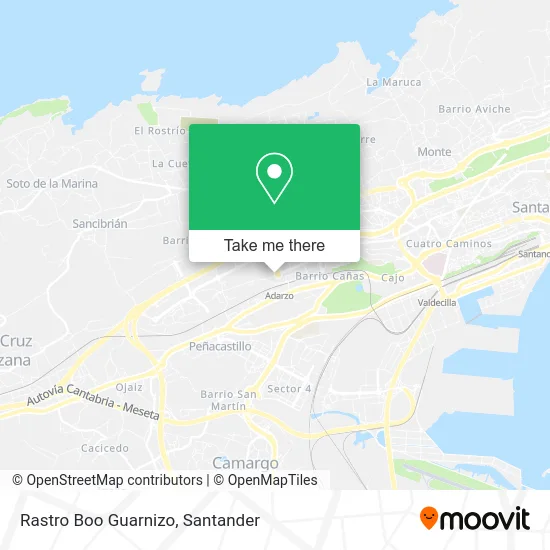 Rastro Boo Guarnizo map