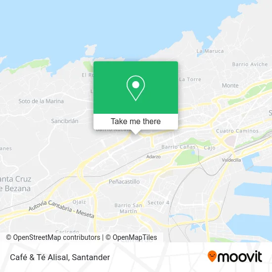 Café & Té Alisal map