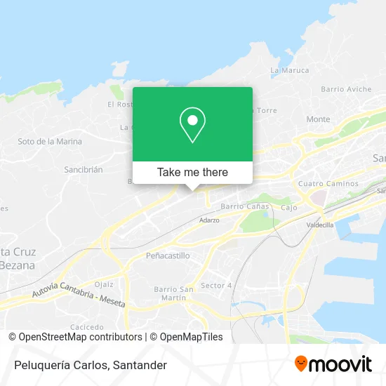 Peluquería Carlos map