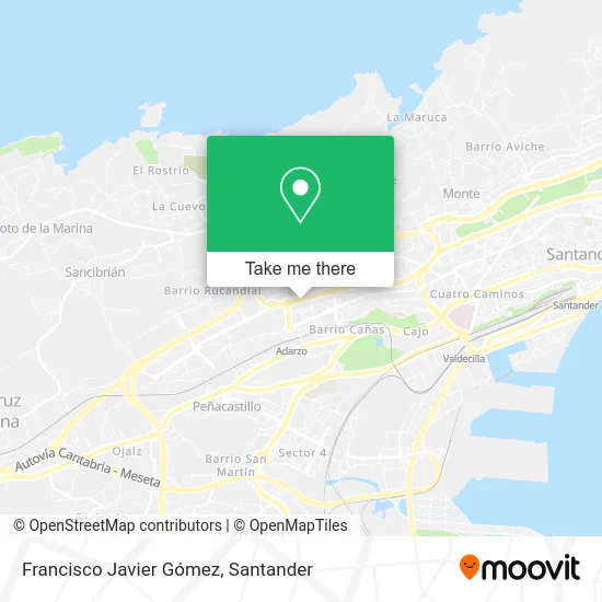 Francisco Javier Gómez map