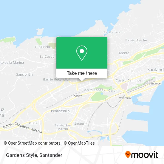 Gardens Style map