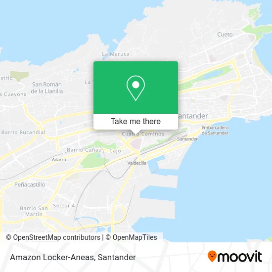 Amazon Locker-Aneas map