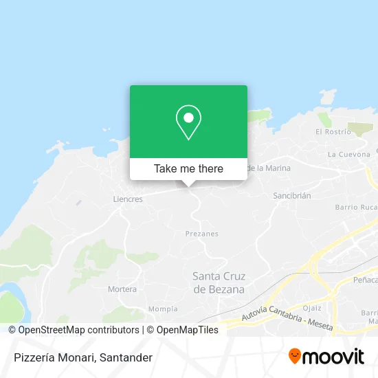 Pizzería Monari map