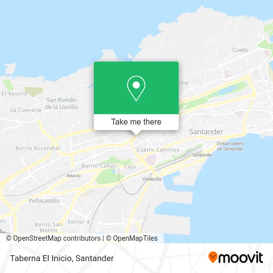 Taberna El Inicio map