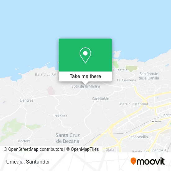 Unicaja map