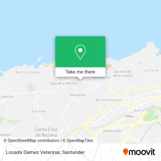 Losada Gamez Veterinar map