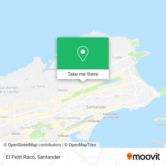 El Petit Racó map