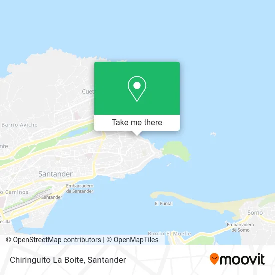 Chiringuito La Boite map