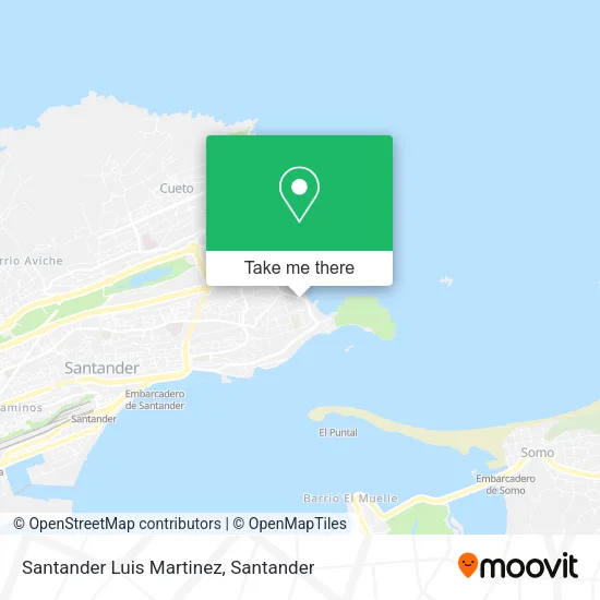 Santander Luis Martinez map