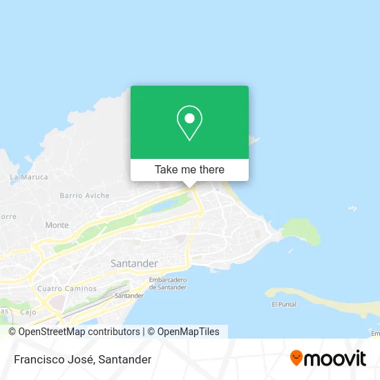 Francisco José map