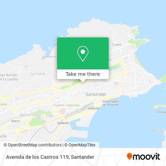 Avenida de los Castros 119 map