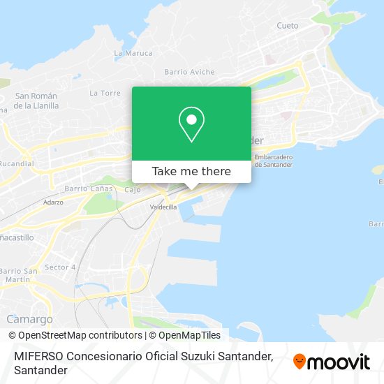 MIFERSO Concesionario Oficial Suzuki Santander map