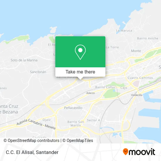 mapa C.C. El Alisal