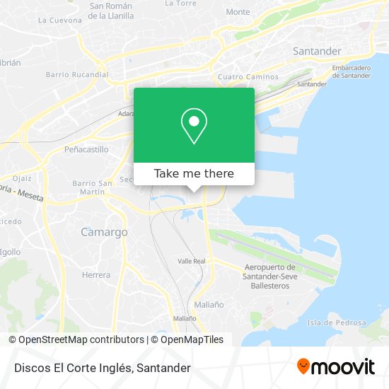 Discos El Corte Inglés map