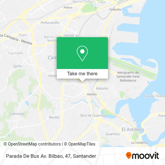 Parada De Bus Av. Bilbao, 47 map