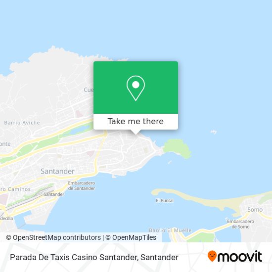 Parada De Taxis Casino Santander map