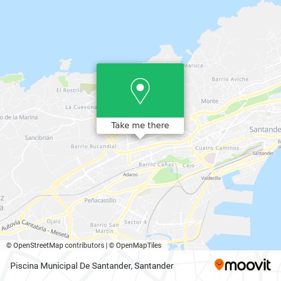 Piscina Municipal De Santander map