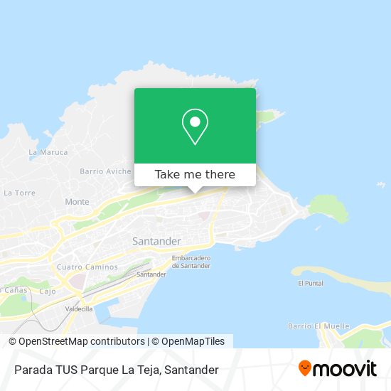 mapa Parada TUS Parque La Teja