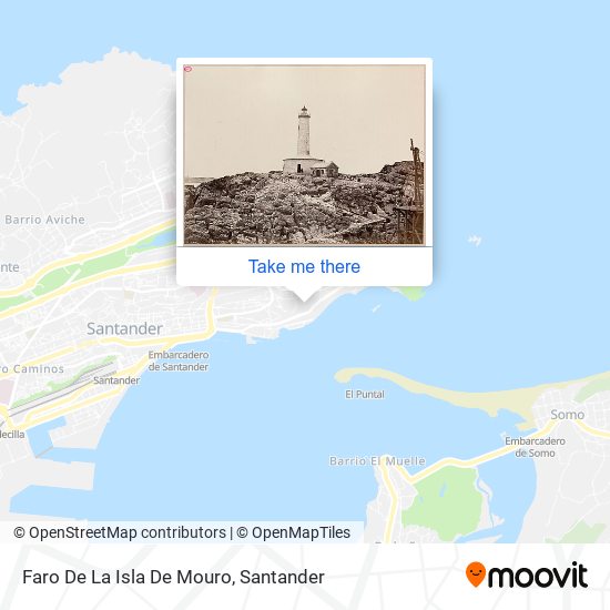 Faro De La Isla De Mouro map