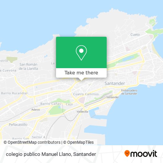 colegio publico Manuel Llano map