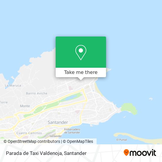Parada de Taxi Valdenoja map