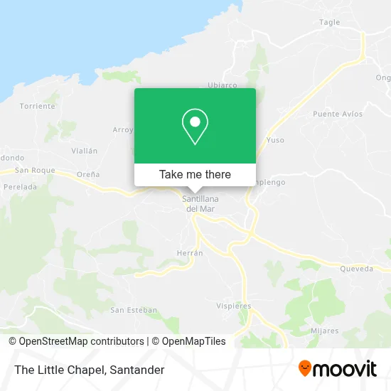 The Little Chapel map