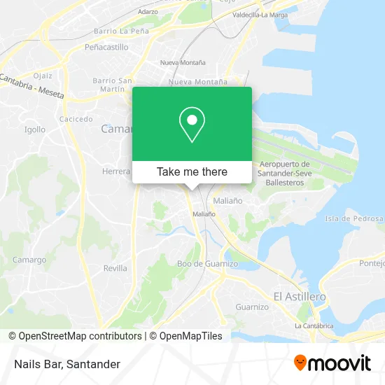 Nails Bar map