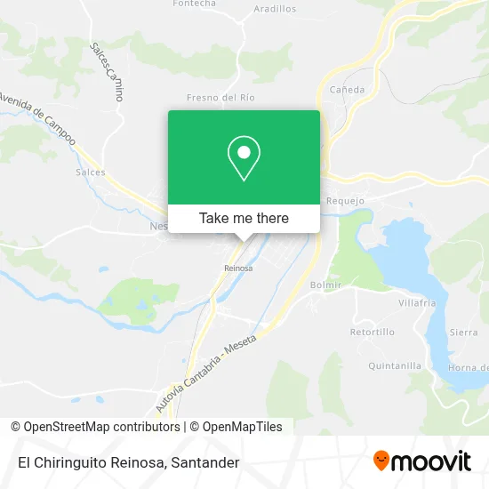 El Chiringuito Reinosa map