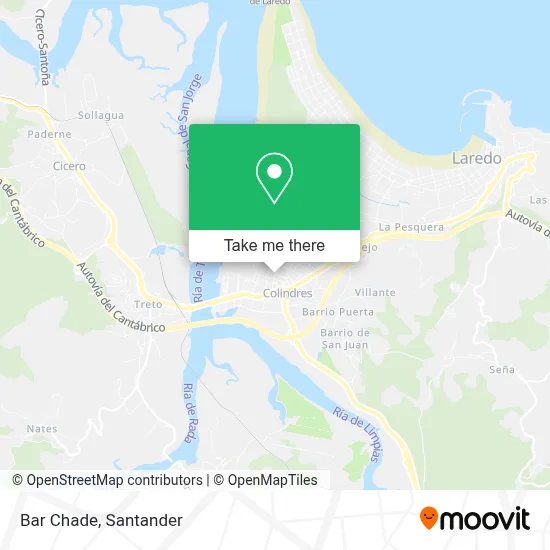 Bar Chade map